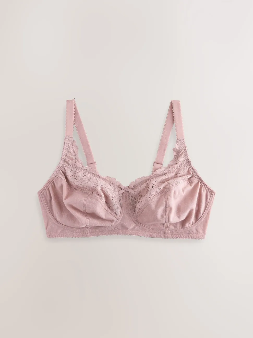 Marineblauw/bessenrood/roze - Total Support ultiem comfortabele kanten beha's met volledige cups 3 stuks