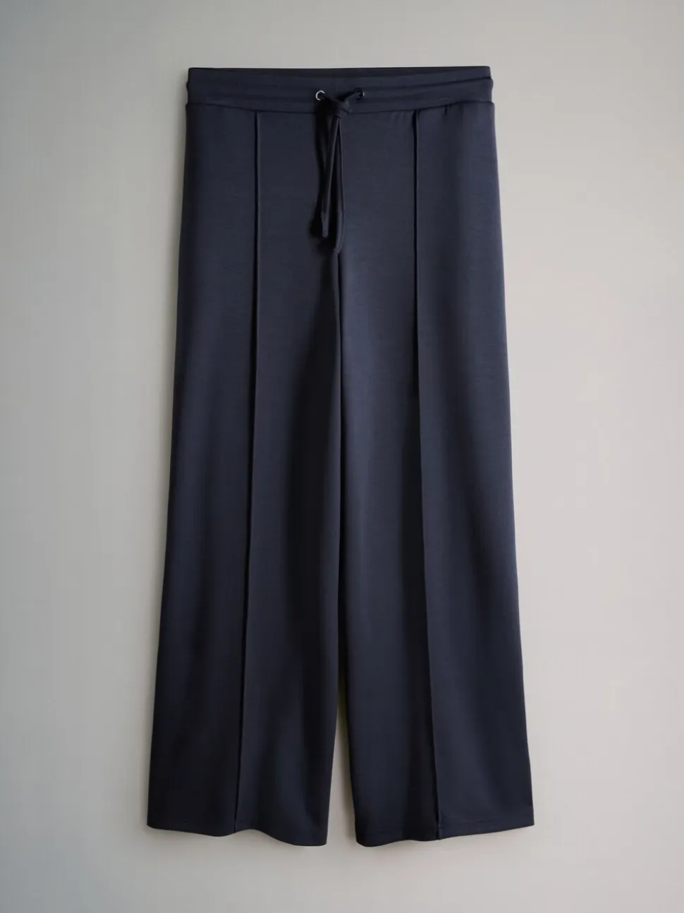 Marineblauw/chocoladebruin - The Set Modal Straight Leg Joggers 2 Pack
