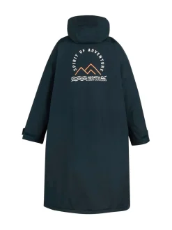 Marineblauw/groen - Regatta - Waterdichte omkleedjas voor volwassenen