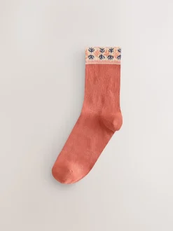 Marrakesh Mix Print - Set van 5 paar enkelsokken