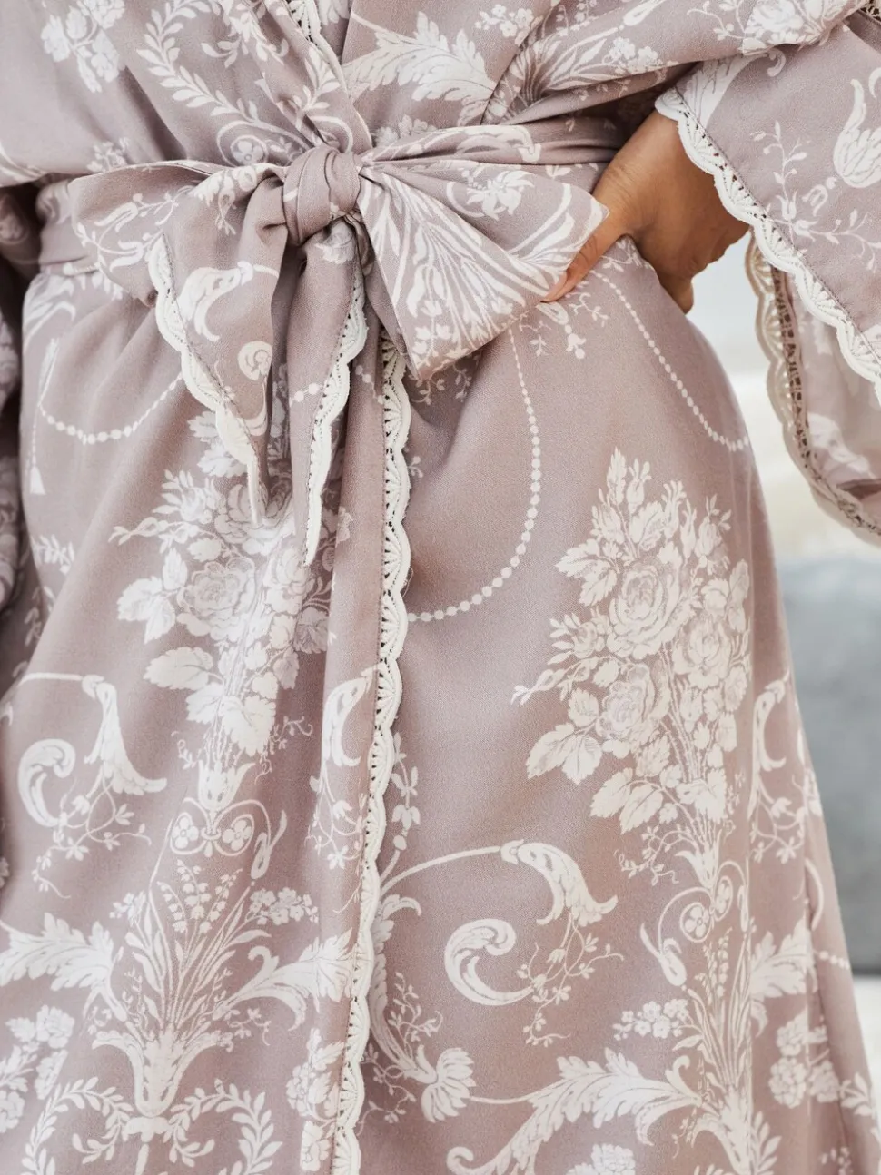 Mauve roze - Laura Ashley Josette badjas