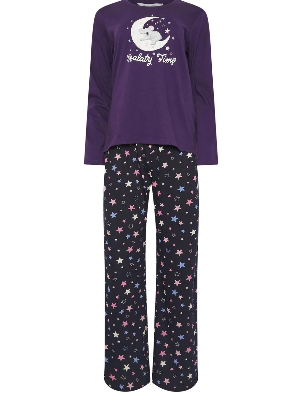 M&Co Koalaty Time Long Sleeve Wide Leg PJ Set