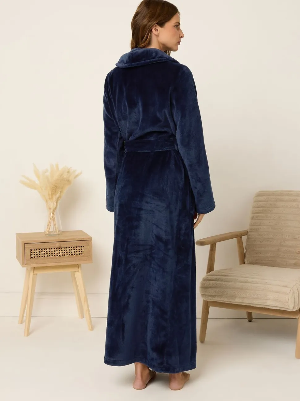 M&Co Super Luxe Shawl Maxi Robe