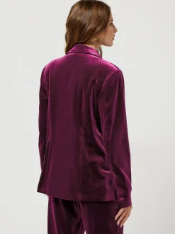 M&Co Velour Blazer