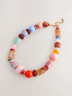 Meerkleurig - Chunky Bead Necklace