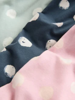 Met stippen - Long Sleeve Pyjamas 3 Pack