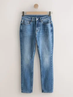 Middenblauw denim - Hourglass Mid Rise Stretch Slim Jeans