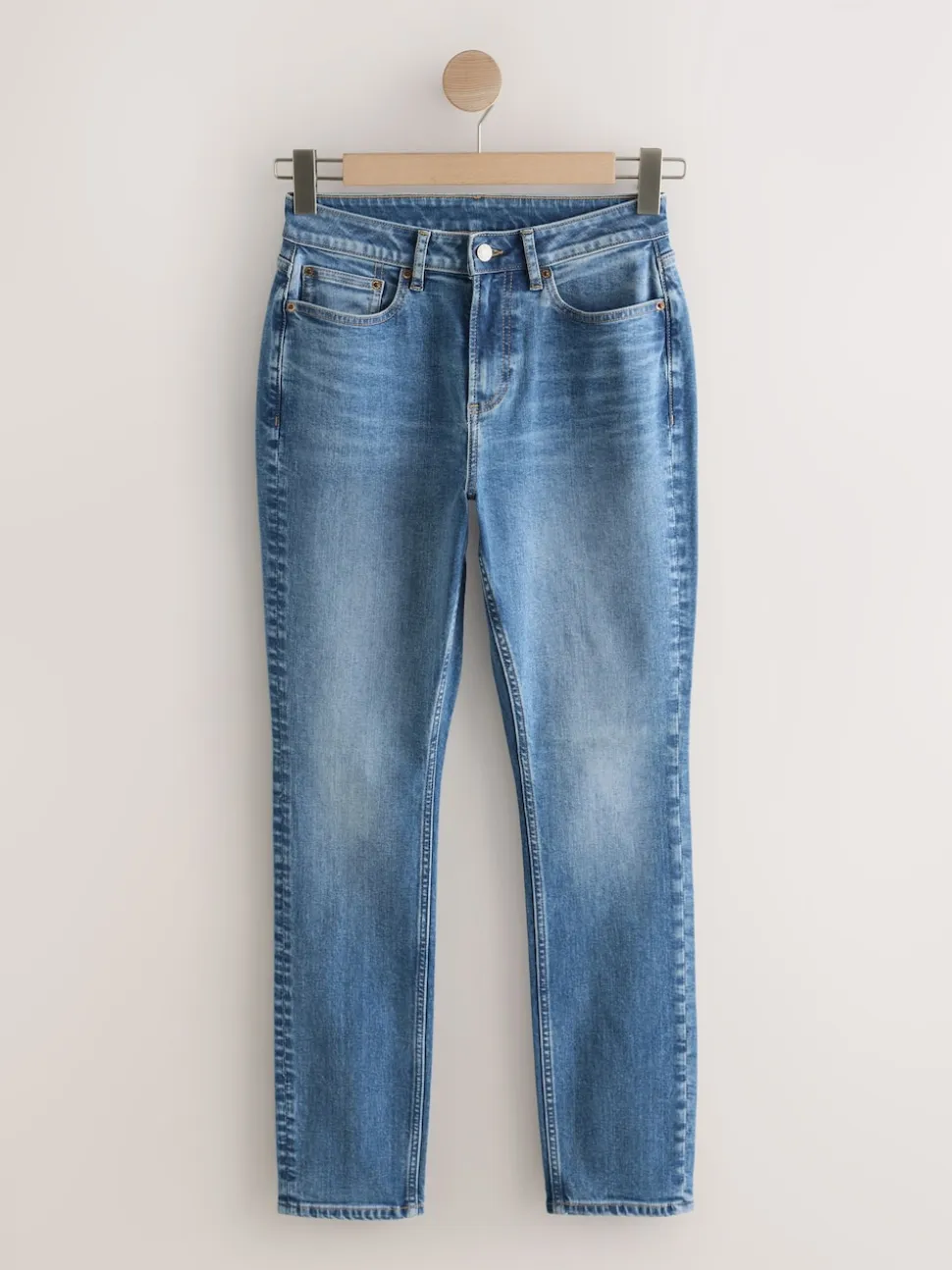 Middenblauw denim - Hourglass Mid Rise Stretch Slim Jeans