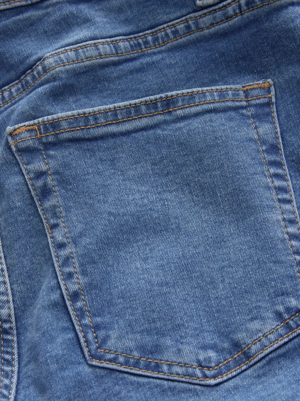 Middenblauw denim - Mid Rise Stretch Bootcut Jeans