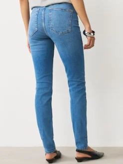 Middenblauw denim - Mid Rise Stretch Skinny Jeans
