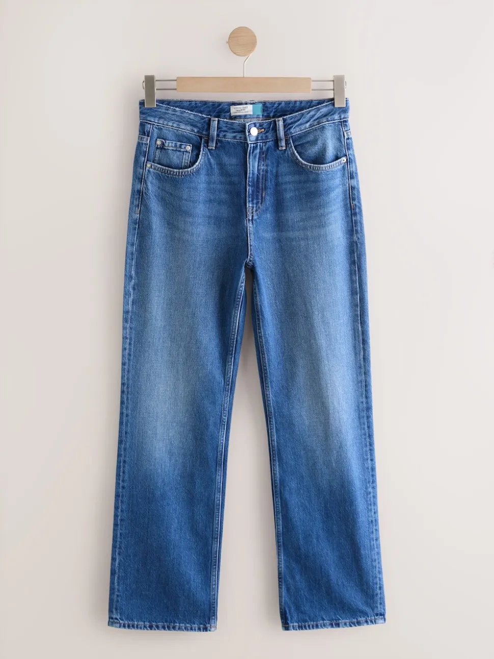 Middenblauw denim - Straight Leg Jeans
