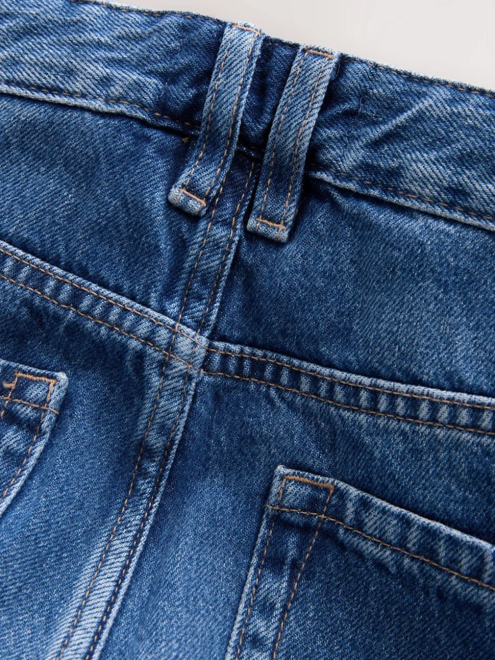 Middenblauw denim - Straight Leg Jeans