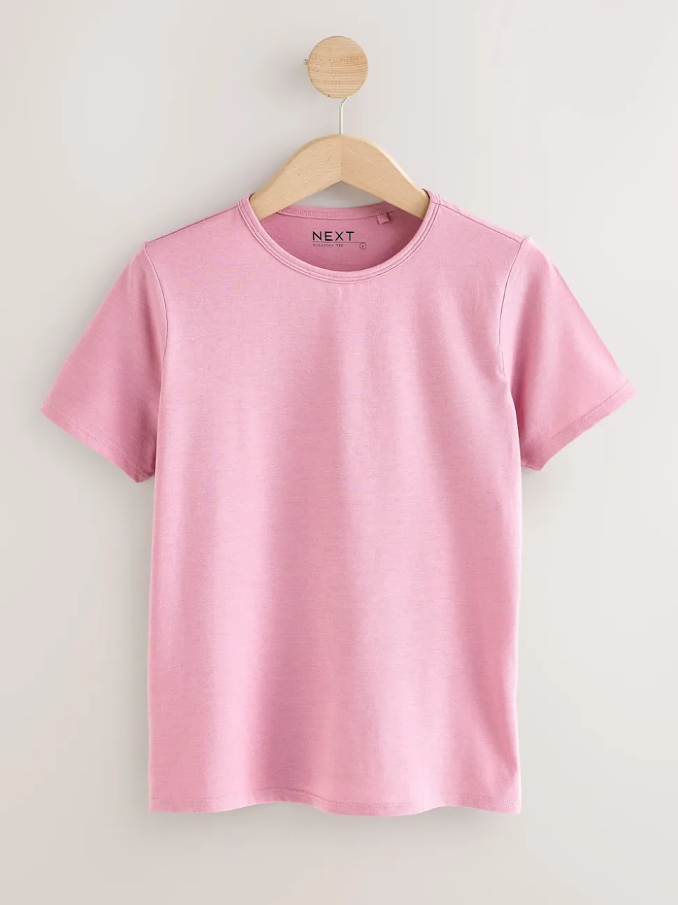 Mineraalkleurig - Set van 5 T-shirts met ronde hals en hoog katoengehalte