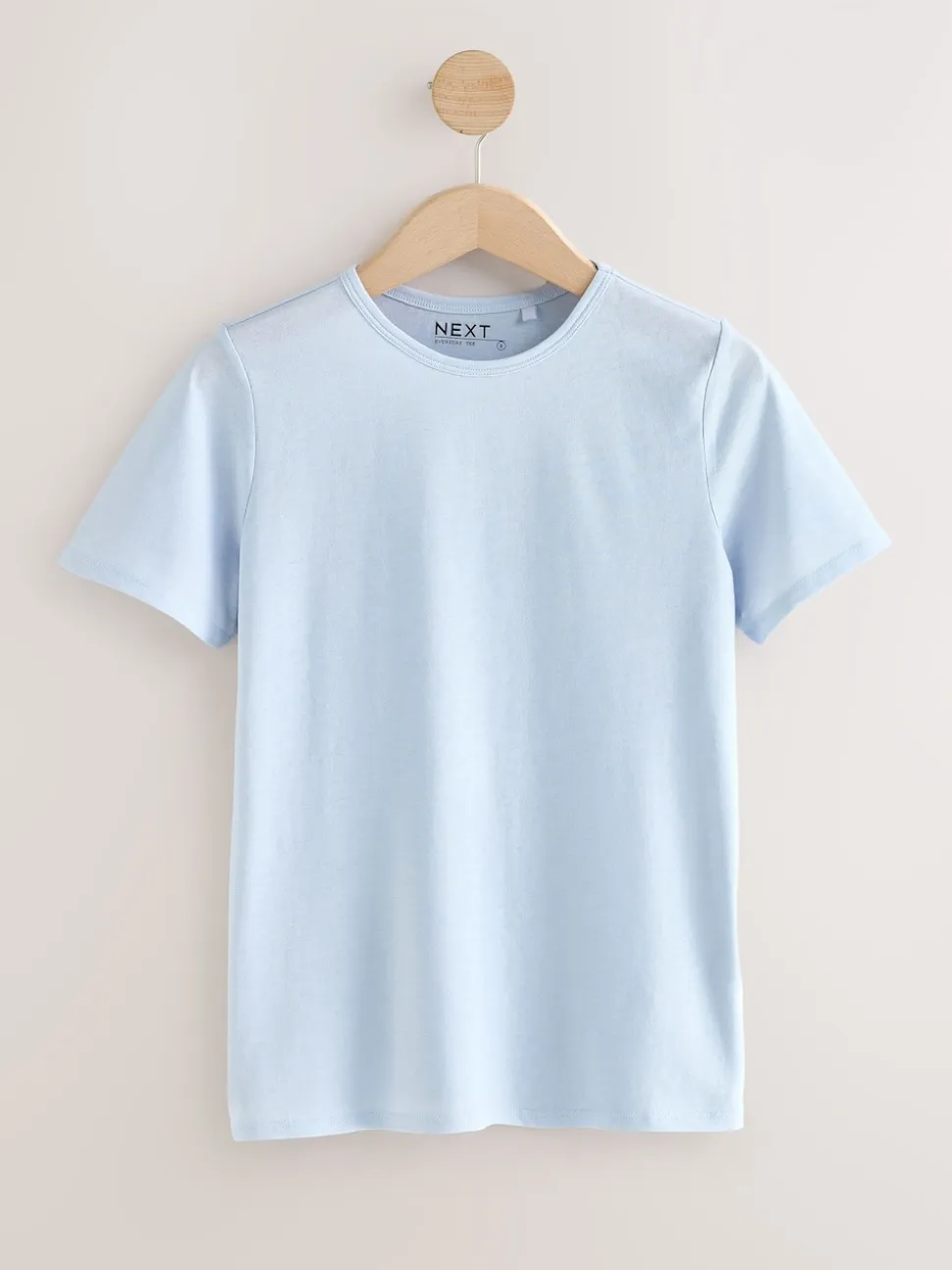 Mineraalkleurig - Set van 5 T-shirts met ronde hals en hoog katoengehalte