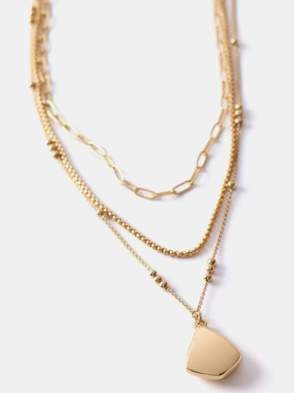 Mint Velvet - Zilverkleurige gelaagde ketting