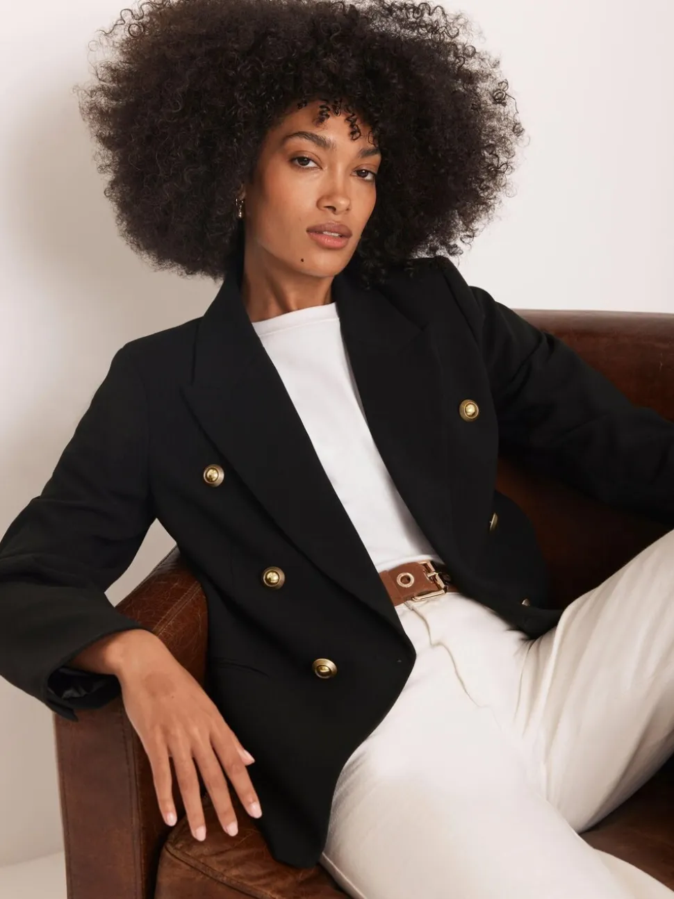 Mint Velvet blazer met dubbele rij knopen