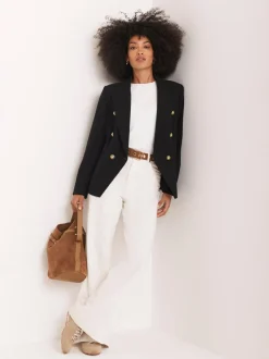 Mint Velvet blazer met dubbele rij knopen
