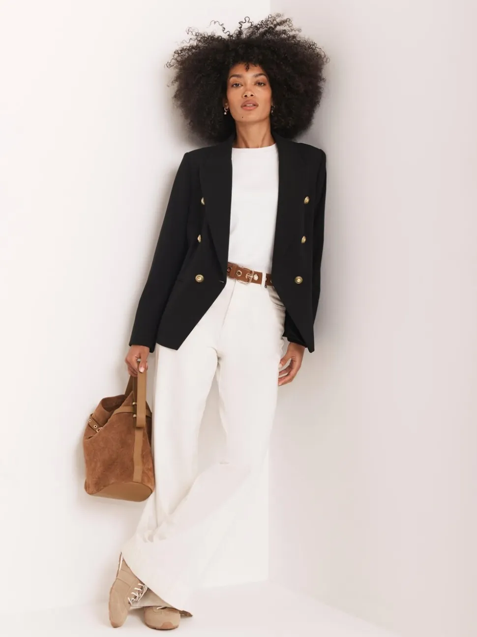 Mint Velvet blazer met dubbele rij knopen