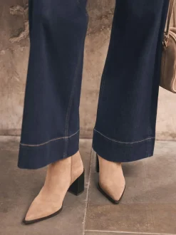 Mint Velvet Noa Suede Block Heel Boots