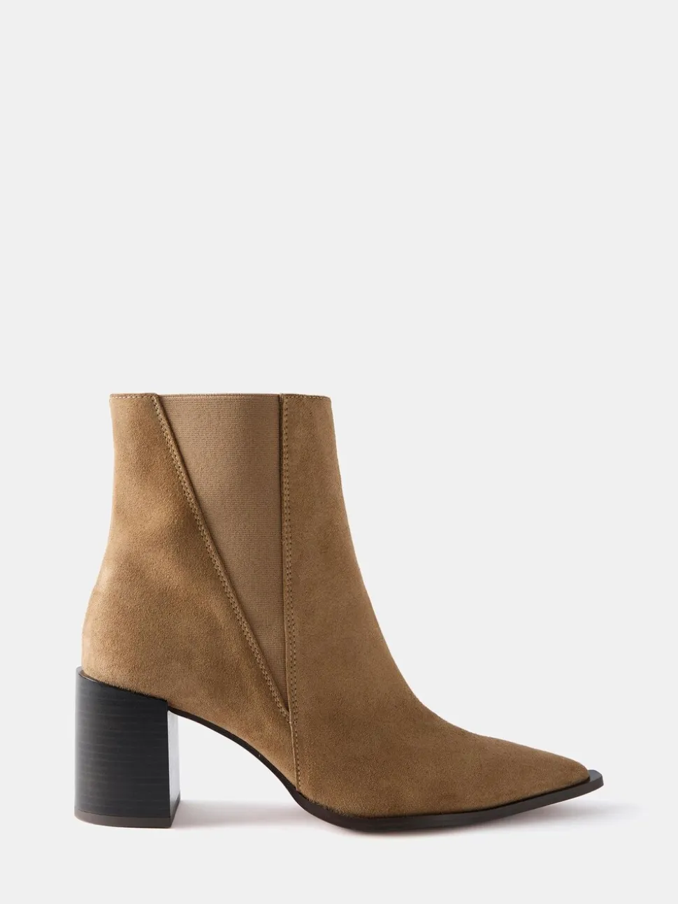 Mint Velvet Noa Suede Block Heel Boots