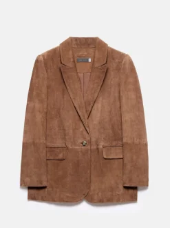 Mint Velvet Suede Blazer