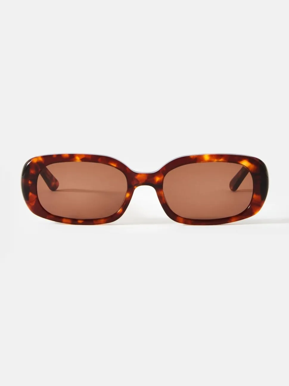 Mint Velvet Tortoiseshell Rectangle Sunglasses