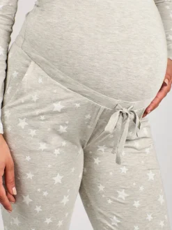 Mintgroen - JoJo Maman Bébé Maternity & Nursing Star Pyjamas Set