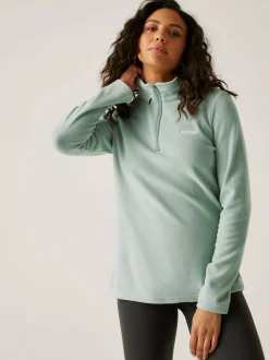 Mintgroen - Regatta Sweethart fleece met rits bij de hals