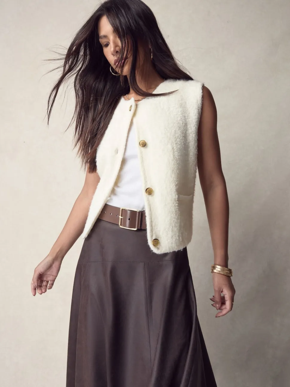 Mokkabruin - N. Premium brede leren riem, Made in Italy