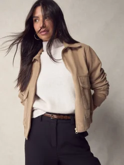 Mokkabruin - N. Premium skinny Made In Italy leren riem
