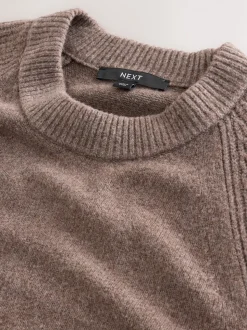 Mole - Supersoft Ribbed Sleeve Knitted Midi Jumper Dress