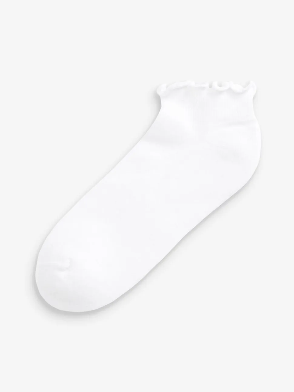 Monochroom - 4 Paar sneakersokken met rucherand en verzachte zool