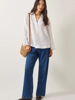 Monsoon Clover 100% linnen blouse