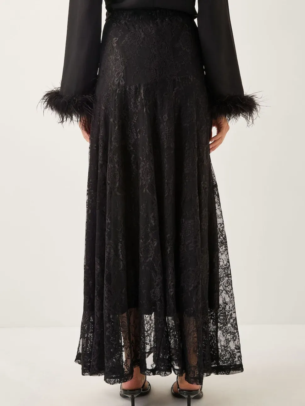 Monsoon Luna Lace Maxi Skirt