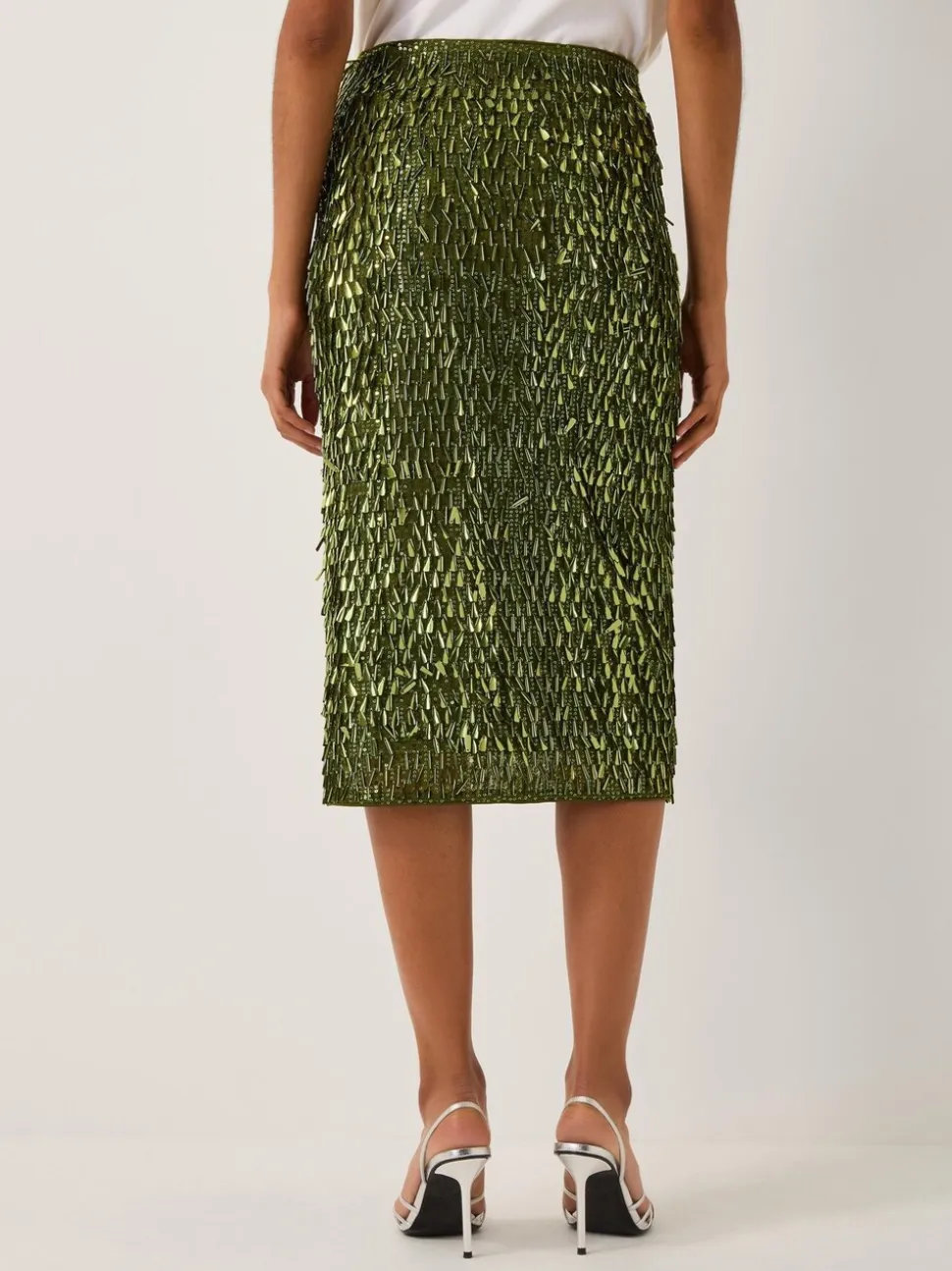 Monsoon Serenity Sequin Midi Skirt