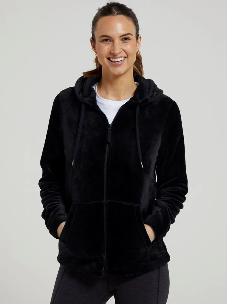 Mountain Warehouse Womens Snaggle Hooded Fleece