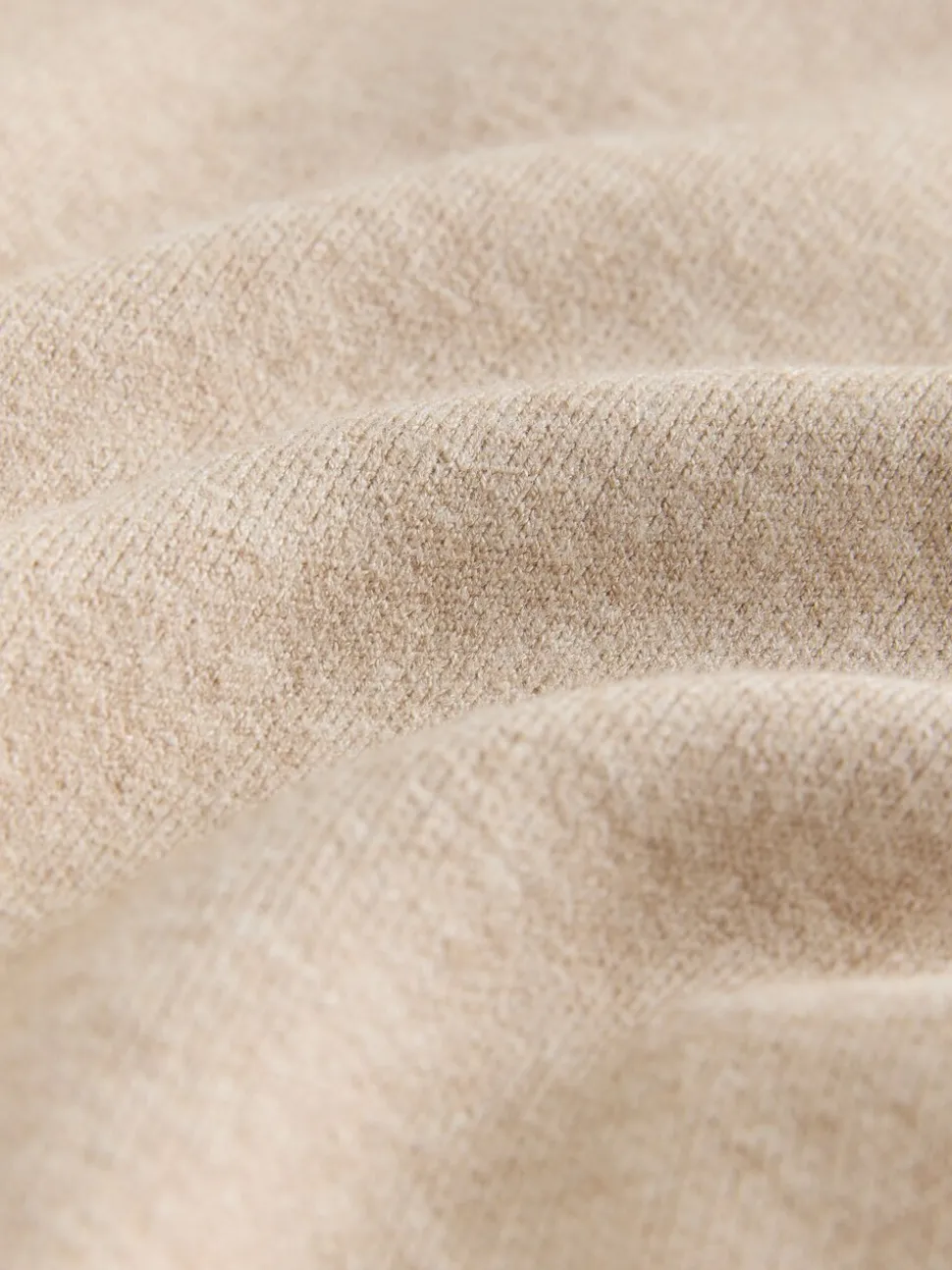 Moutkleurig - Fine Knit Cape Poncho