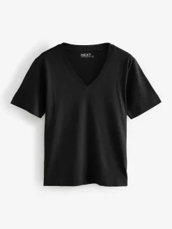 Multi - 5 Slouch T-shirts van katoenen Modal