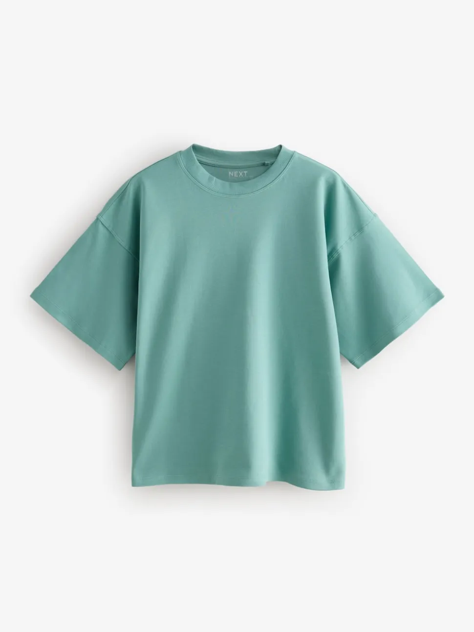 Multi - Verpakking van 5 100% katoenen boxy T-shirts met korte mouwen