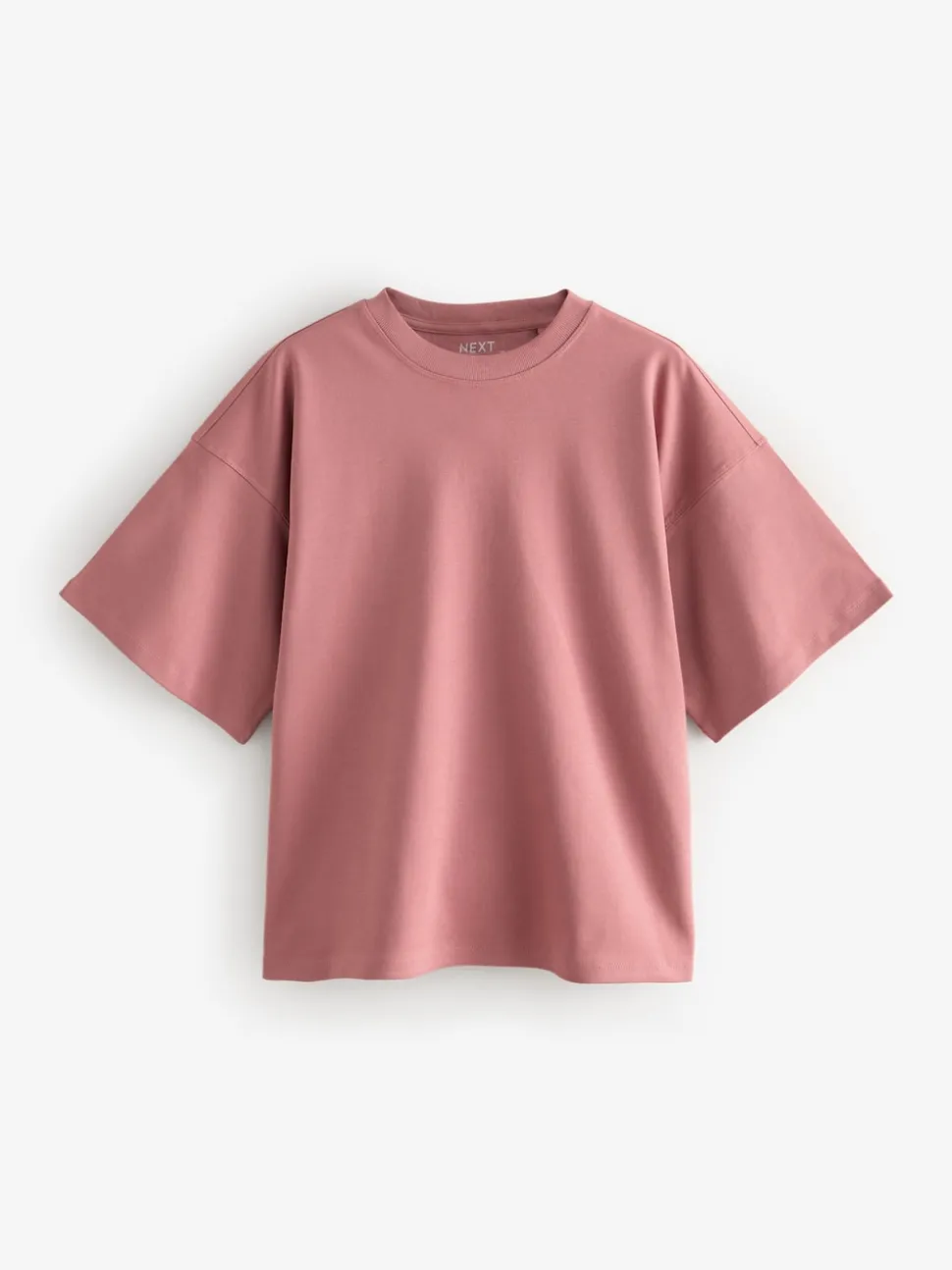 Multi - Verpakking van 5 100% katoenen boxy T-shirts met korte mouwen