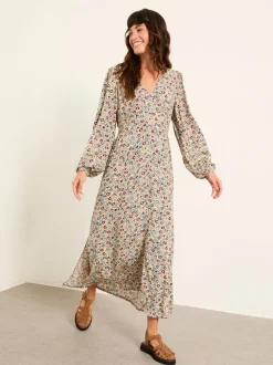 Multi Vintage Ditsy - FatFace midi-jurk