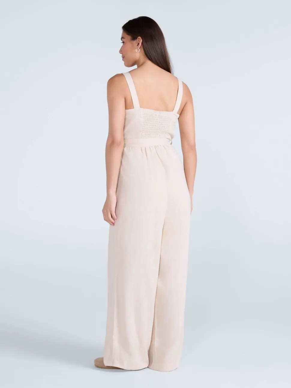 Natuurlijk - Animal Womens Becca Linen Jumpsuit