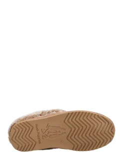 Natuurlijk - Hush Puppies Amara winterpantoffels met imitatiebontvoering