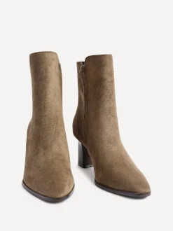 Natuurlijk - Linzi Thorn Stacked Block Heel Ankle Boots