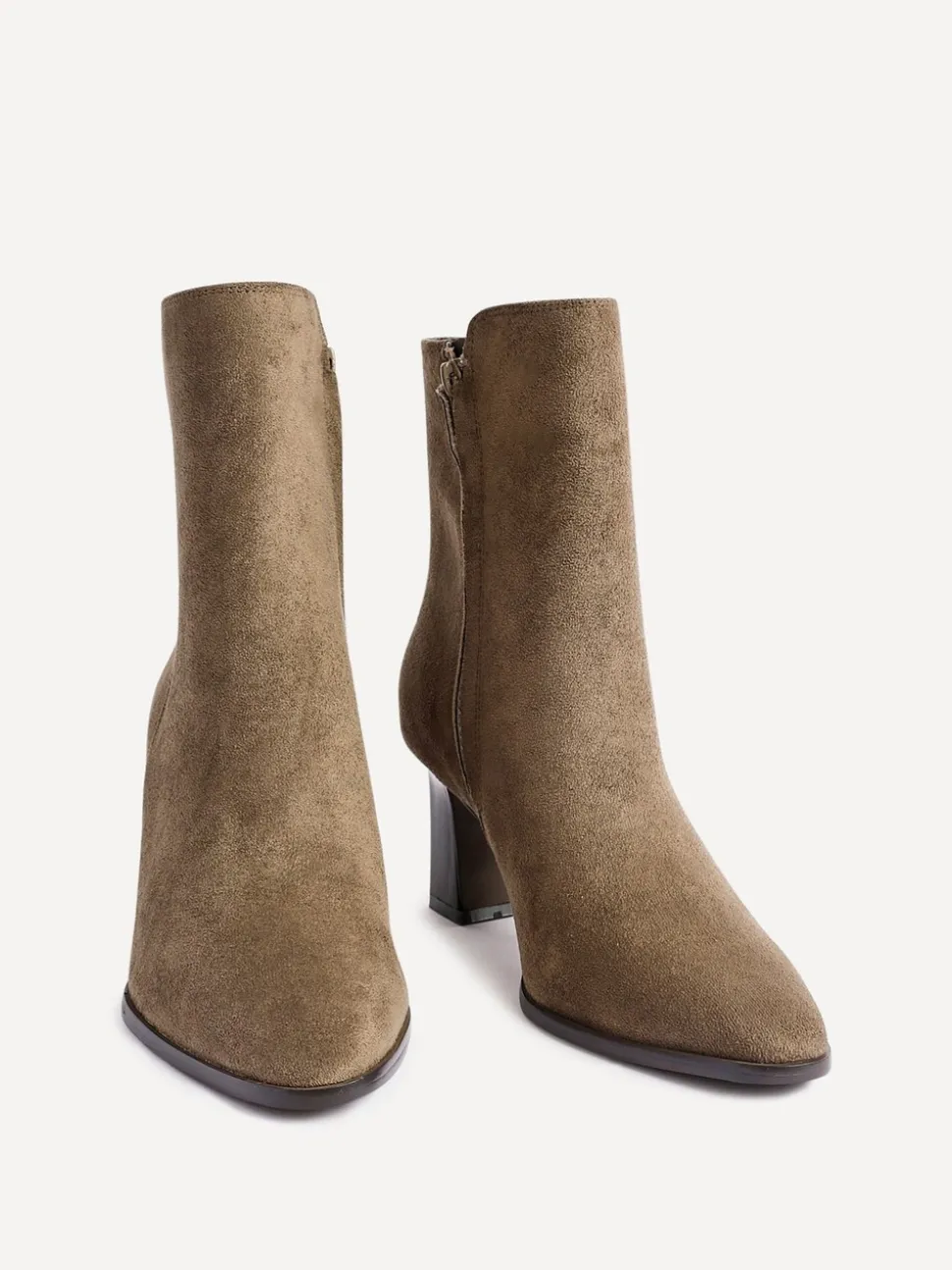 Natuurlijk - Linzi Thorn Stacked Block Heel Ankle Boots