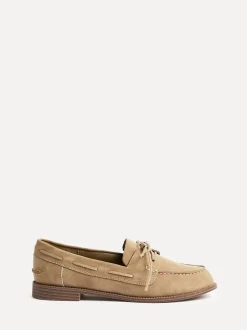Natuurlijk - Linzi Vanish Slip-On Loafers With Lace Detailing