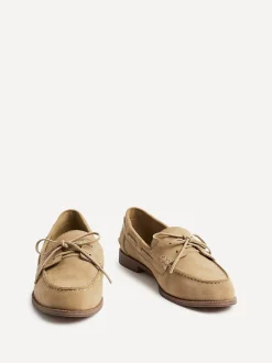 Natuurlijk - Linzi Vanish Slip-On Loafers With Lace Detailing