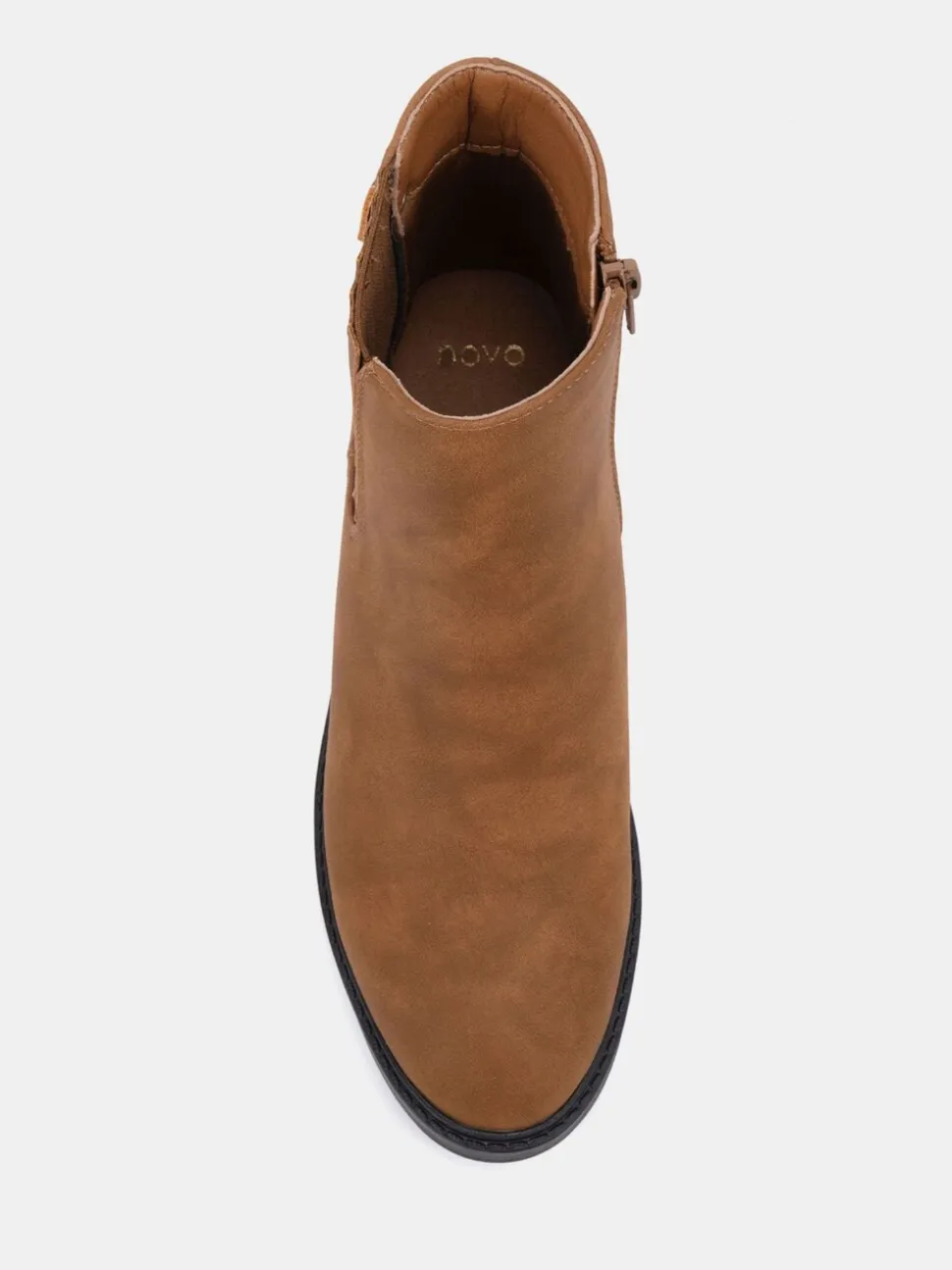 Natuurlijk - Novo Wide Fit Darlina Flat Chelsea Ankle Boots
