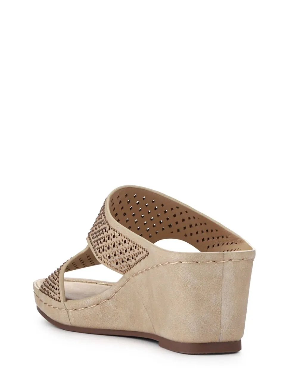 Natuurlijk - Pavers Tall Wedge Heel Mules