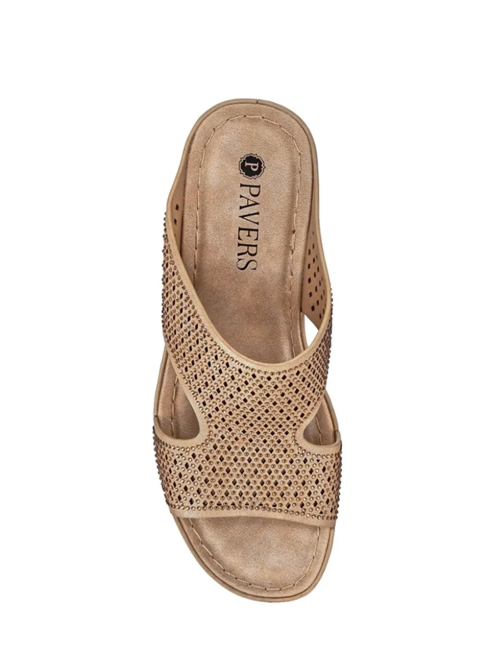 Natuurlijk - Pavers Tall Wedge Heel Mules